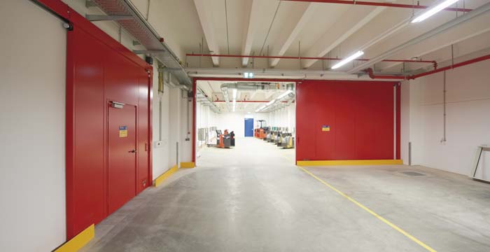 Fire sliding doors