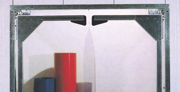 Double-action doors