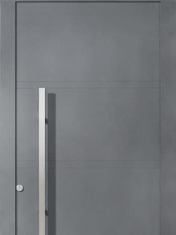 Door leaf without visible leaf profile