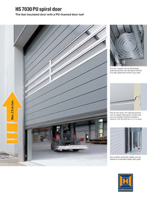 HS 7030 PU Spiral Door