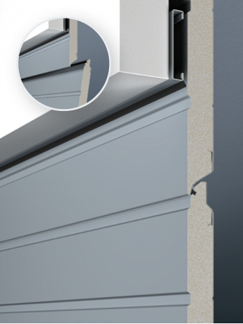 Flush-fitting fascia panels